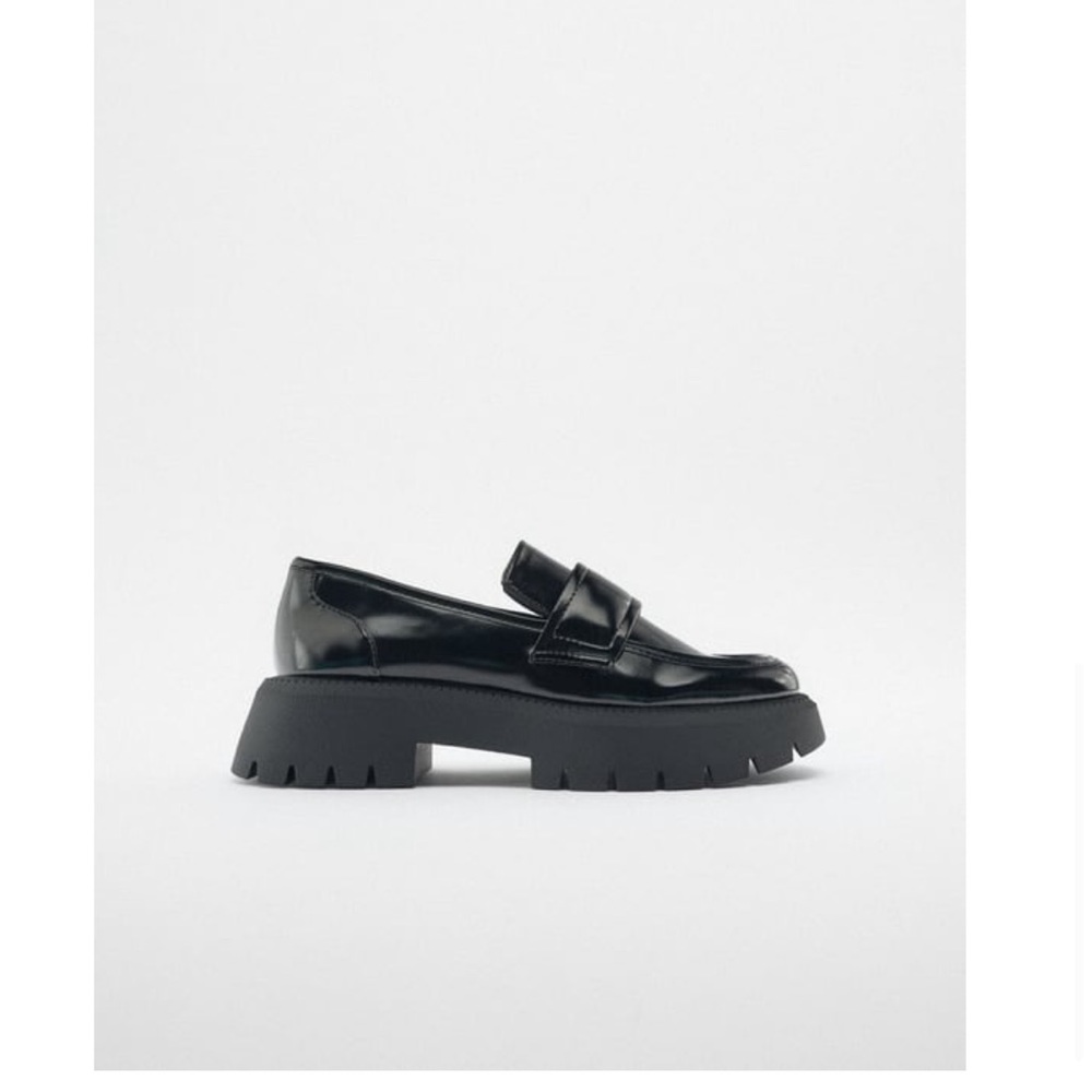 Zara Lug Sole Loafers